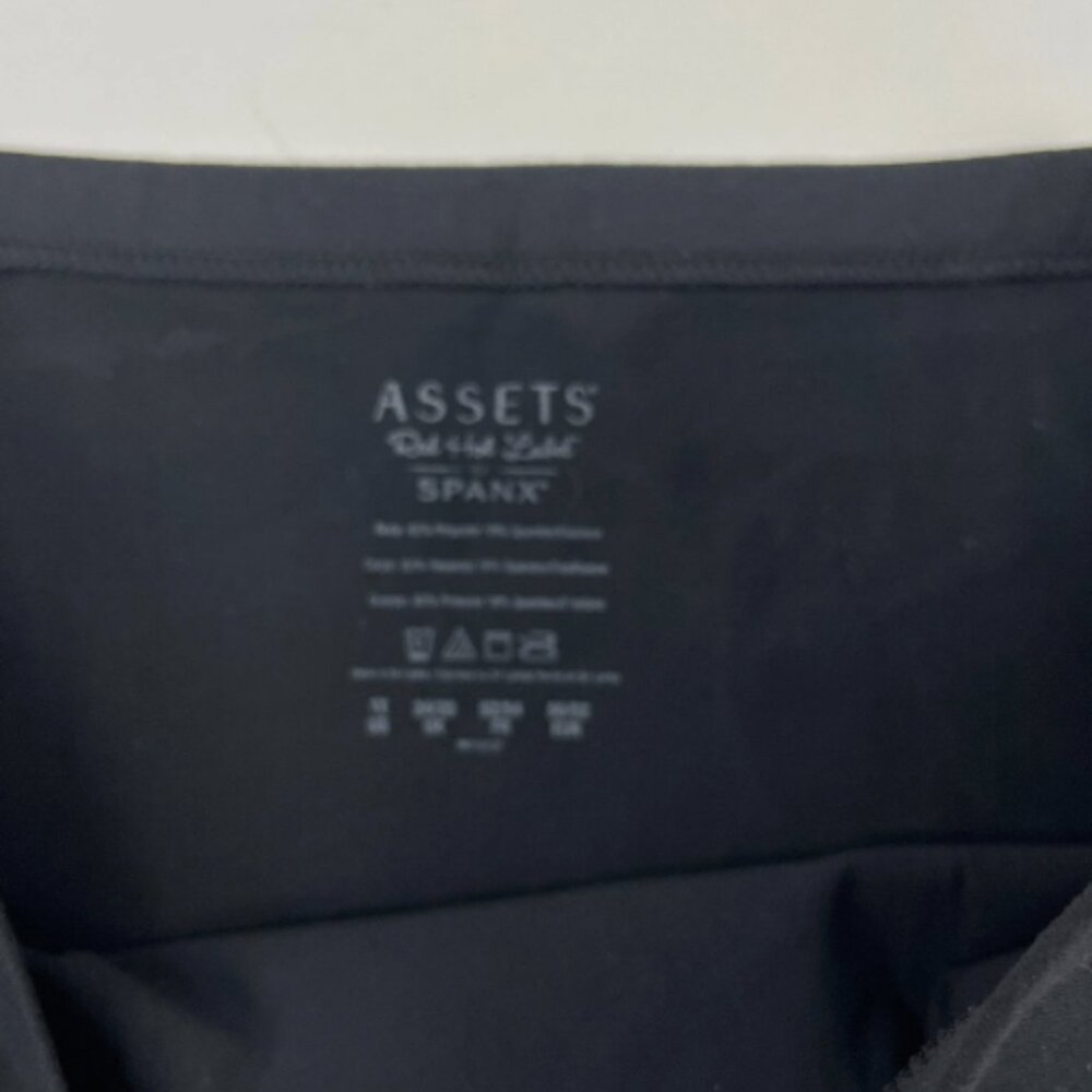 Spanx NWT Assets Red Hot Label Black Sleek Slimmers Full Slip Convertible 1X - Picture 14 of 14